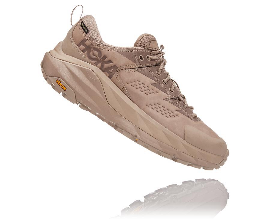 Hoka One One Trainers Mens Beige - Kaha Low GORE-TEX - 45698HOTB